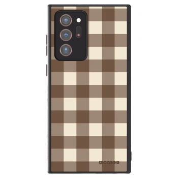 Picasee ULTIMATE CASE pro Samsung Galaxy Note 20 Ultra - Brown grid