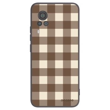 Obal pro Vivo X60 Pro 5G - Brown grid