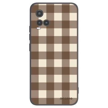 Obal pro Vivo Y33s - Brown grid