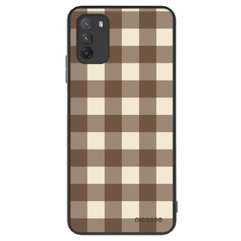 Obal pro Xiaomi Poco M3 - Brown grid