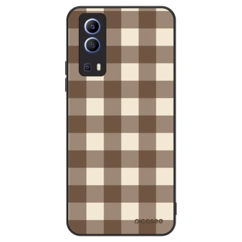 Obal pro Vivo Y52 5G - Brown grid