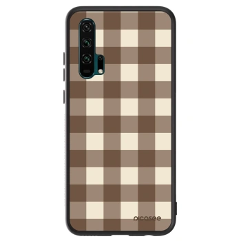 Obal pro Honor 20 Pro - Brown grid