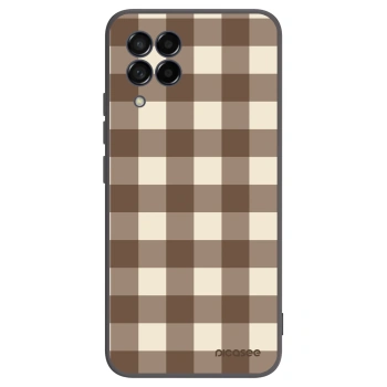Obal pro Samsung Galaxy M53 5G - Brown grid