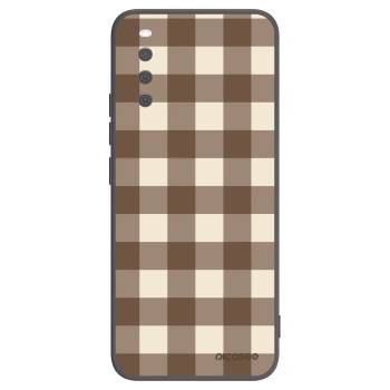 Obal pro Sony Xperia 10 III - Brown grid