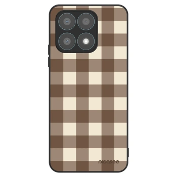 Obal pro Honor X8a - Brown grid