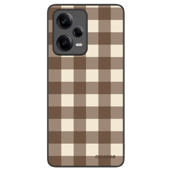 Picasee ULTIMATE CASE pro Xiaomi Redmi Note 12 Pro+ 5G - Brown grid