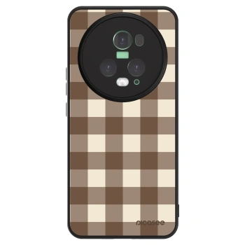Obal pro Honor Magic5 Pro - Brown grid