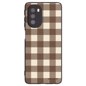 Obal pro Motorola Moto G51 - Brown grid