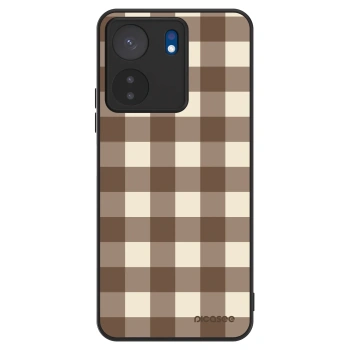 Obal pro Xiaomi Redmi 13C 4G - Brown grid