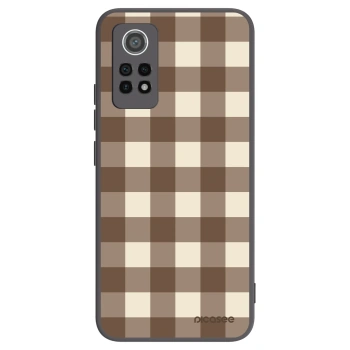 Picasee silikonový černý obal pro Xiaomi Redmi Note 12 Pro 4G - Brown grid