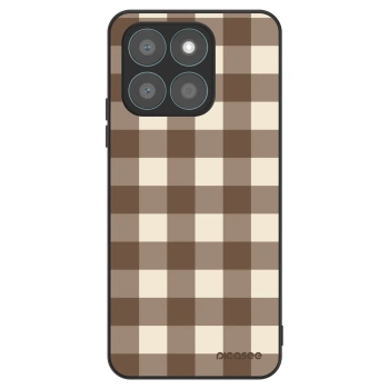 Obal pro Honor X8b - Brown grid