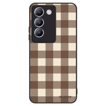 Obal pro Vivo V40 SE 5G - Brown grid