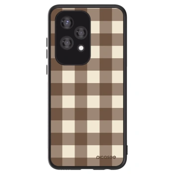 Obal pro Honor 200 Lite - Brown grid