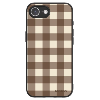 Picasee ULTIMATE CASE pro Apple iPhone 16e - Brown grid