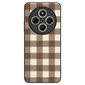 Obal pro Xiaomi Redmi 14C - Brown grid