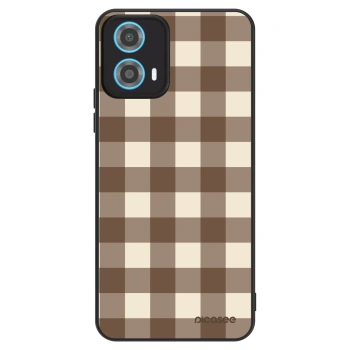 Obal pro Motorola Moto G34 5G - Brown grid