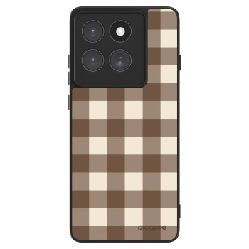 Obal pro Motorola Edge 60 Fusion - Brown grid