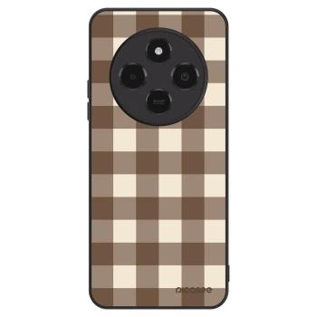 Obal pro Xiaomi Poco C75 - Brown grid