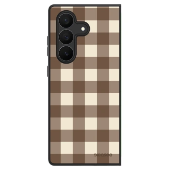 Obal pro Samsung Galaxy Z Fold7 5G - Brown grid