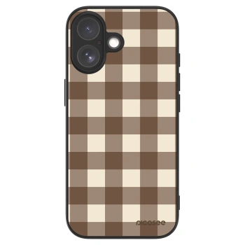 Picasee ULTIMATE CASE pro Apple iPhone 17 - Brown grid