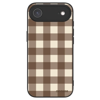 Picasee ULTIMATE CASE MagSafe pro Apple iPhone Air - Brown grid