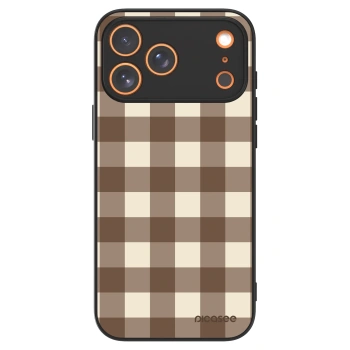 Picasee ULTIMATE CASE MagSafe pro Apple iPhone 17 Pro Max - Brown grid