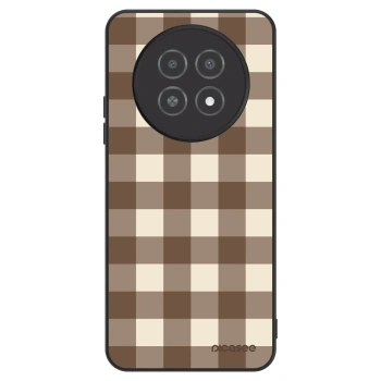 Obal pro Realme 12X - Brown grid