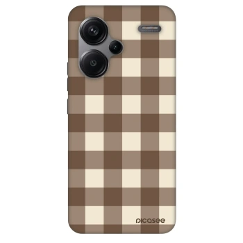 Obal pro Xiaomi Redmi Note 13 Pro+ 5G - Brown grid