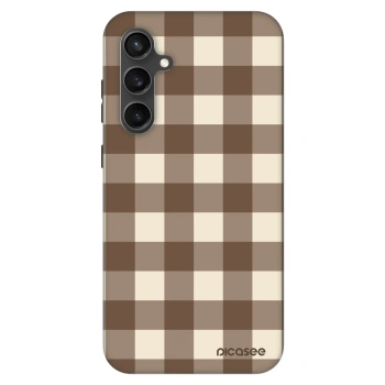 Obal pro Samsung Galaxy S23 FE S711B - Brown grid