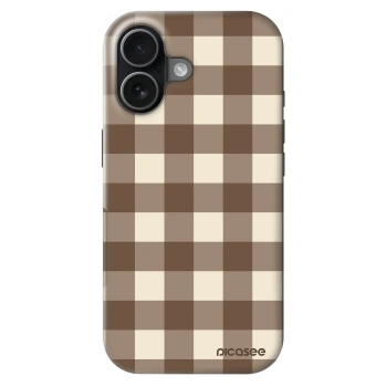 Obal pro Apple iPhone 17 - Brown grid