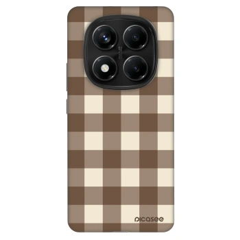 Obal pro Xiaomi Redmi Note 14 Pro 4G - Brown grid