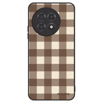 Obal pro OnePlus 13R 5G - Brown grid