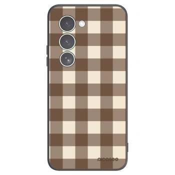 Picasee silikonový černý obal pro Xiaomi Redmi 15 5G - Brown grid