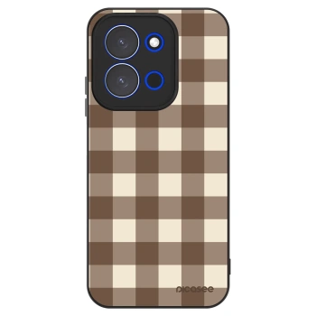 Obal pro Xiaomi Redmi 15C 4G - Brown grid