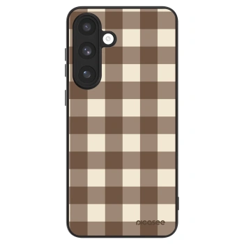 Obal pro Samsung Galaxy S25 FE 5G - Brown grid