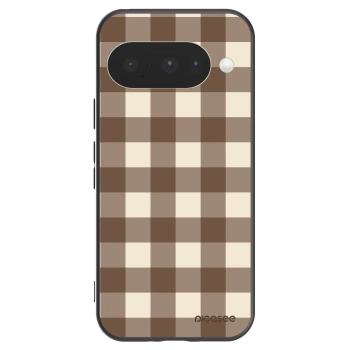 Obal pro Google Pixel 10 - Brown grid