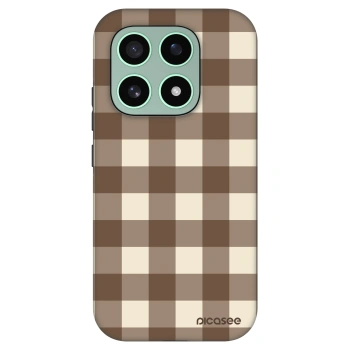 Obal pro Xiaomi 17 - Brown grid