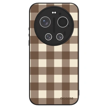 Obal pro Xiaomi 17 Ultra - Brown grid