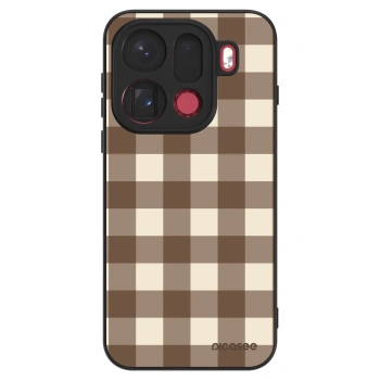 Obal pro OPPO Find X9 Pro - Brown grid
