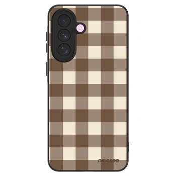 Picasee ULTIMATE CASE pro Samsung Galaxy A57 5G - Brown grid