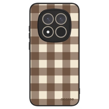 Obal pro Xiaomi Redmi Note 15 Pro 5G - Brown grid