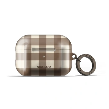 Obal pro Apple AirPods Pro 1 - Brown grid