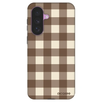 Obal pro Samsung Galaxy A57 5G - Brown grid