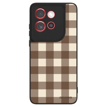 Obal pro Motorola Edge 60 Neo 5G - Brown grid