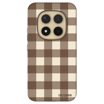 Obal pro Xiaomi Redmi Note 15 Pro+ - Brown grid