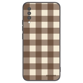Obal pro Samsung Galaxy A30s A307F - Brown grid