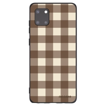 Obal pro Samsung Galaxy Note 10 Lite N770F - Brown grid