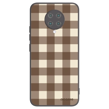 Obal pro Xiaomi Poco F2 Pro - Brown grid