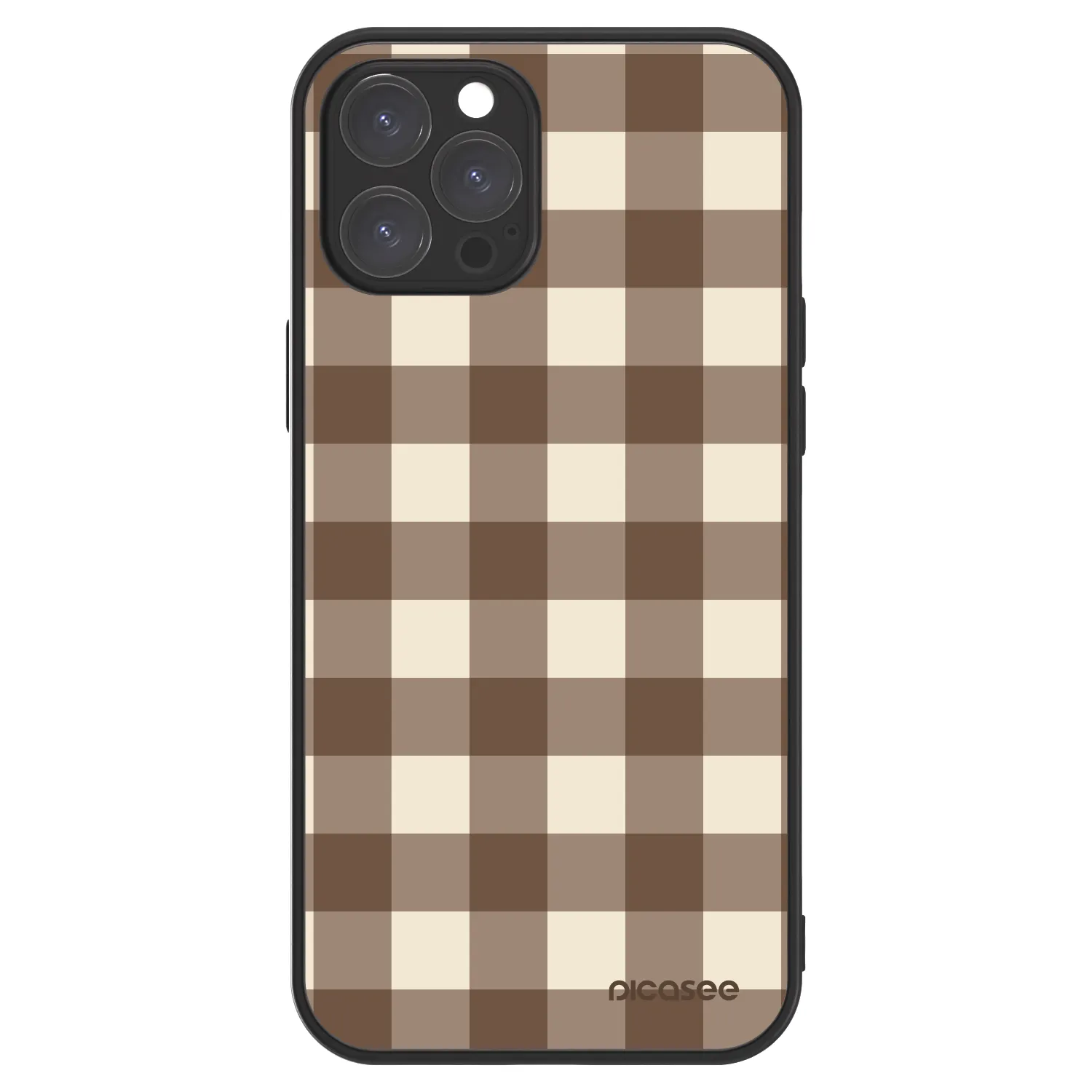 Picasee ULTIMATE CASE pro Apple iPhone 12 Pro Max - Brown grid