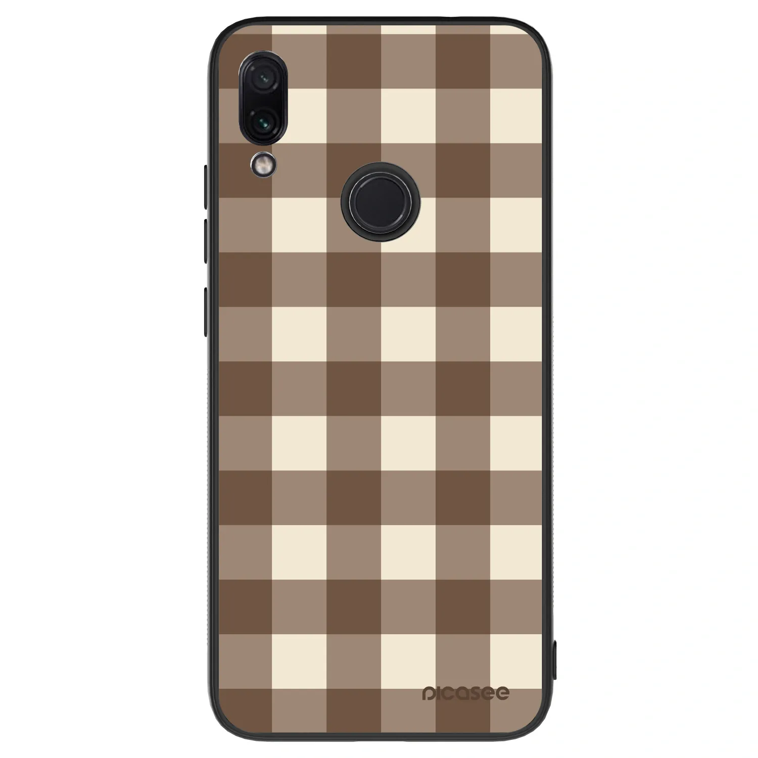 Picasee ULTIMATE CASE pro Xiaomi Redmi Note 7 - Brown grid